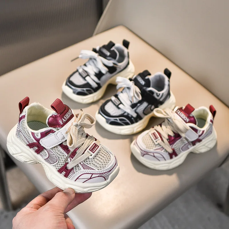 2026 Spring New Mesh Breathable Children's Casual Shoes for Boys and Girls' Sports Shoes