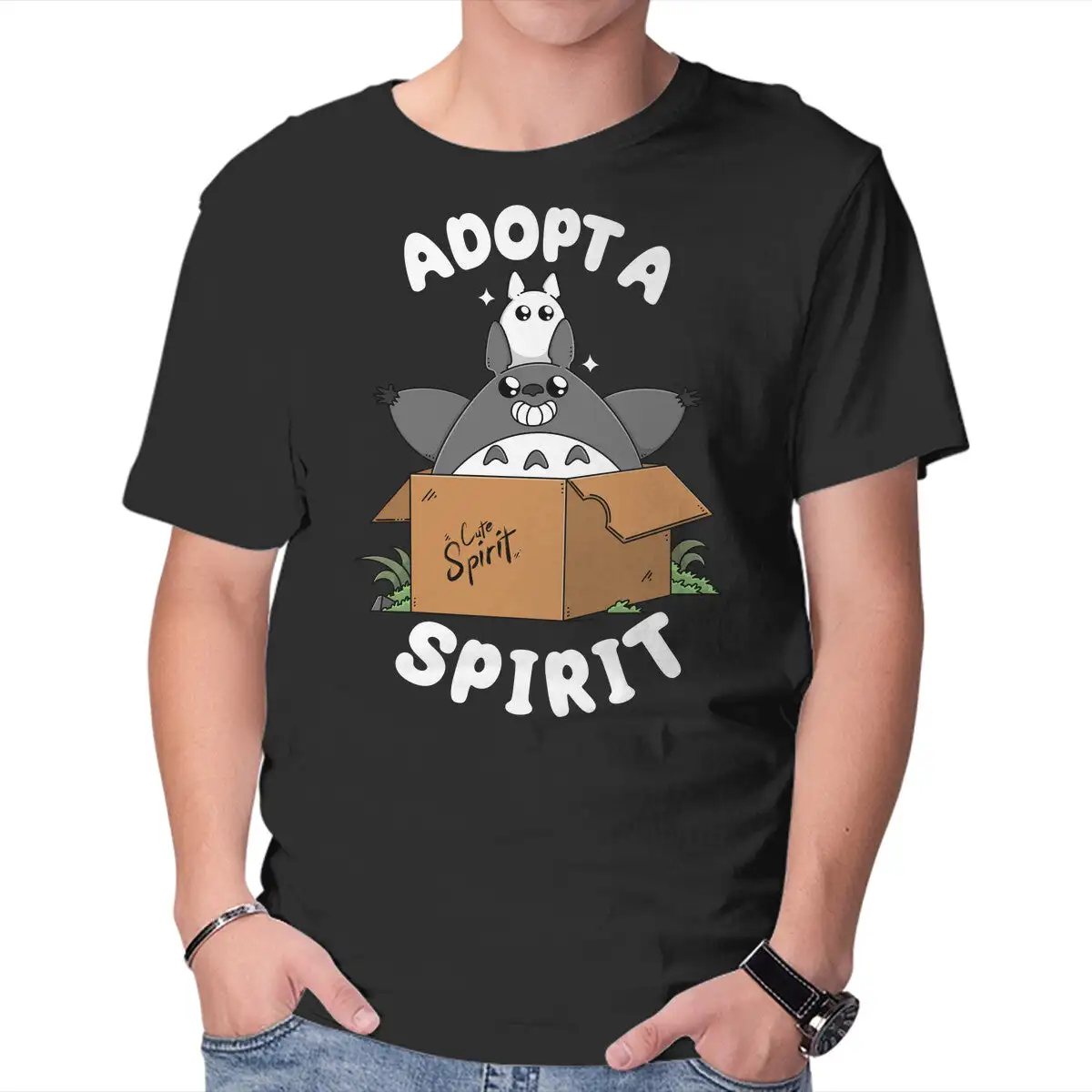 Adopt A Spirit Unisex T-shirts For Man Woman Couple Short Summer Tees Casual Cotton New Arrival Fashions Couple's Cloths