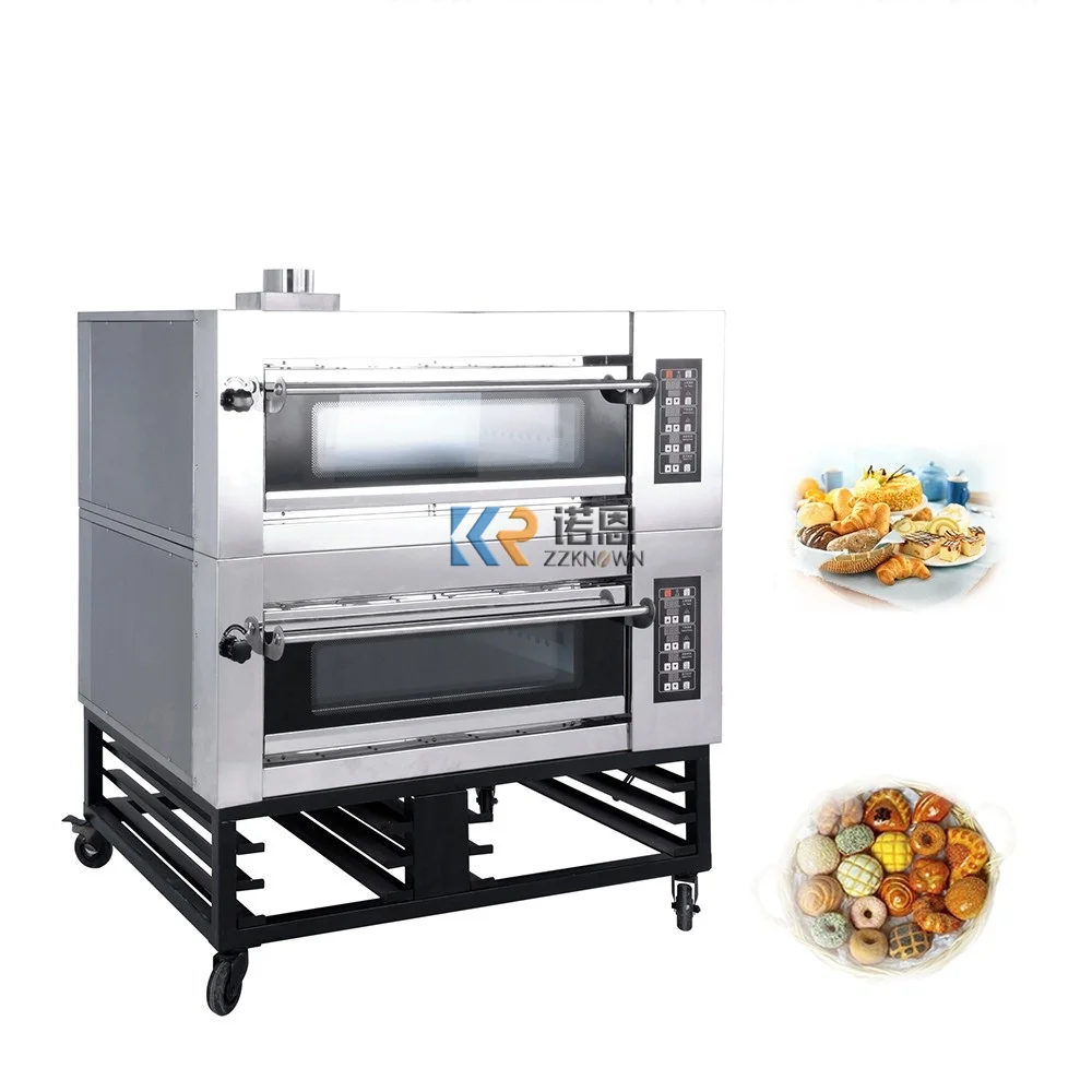 Baking Oven Multifunction 1 Decks 4 Trays Commercial Bread Oven Automatic Bread Industrial Bread Oven Bakery Equipment