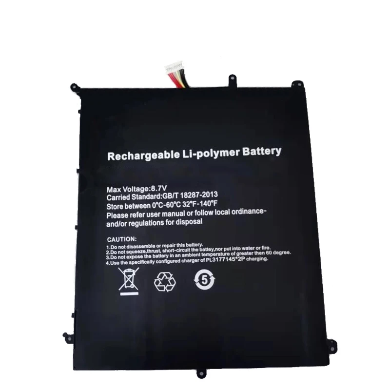 New 5000mAh UTL-3078180-2S Irbis Ultraportabil Laptop Notebook Battery 38Wh 7.6V With 7 Wire Plug