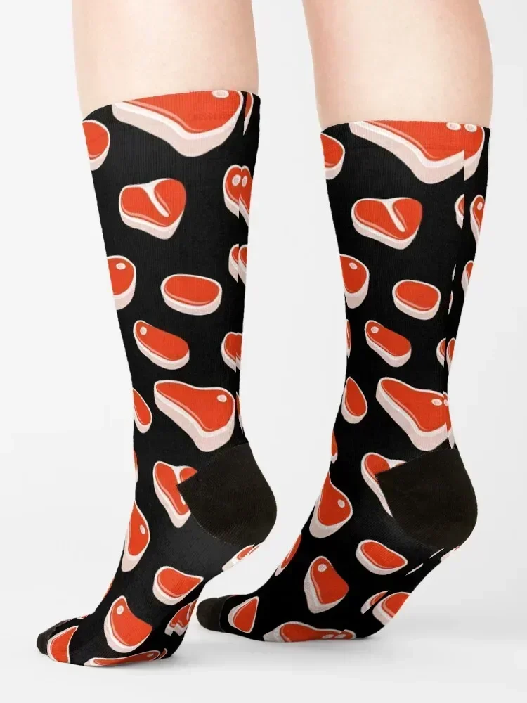 ستيك - جوارب اللحوم لركوب الدراجات والهالوين ريترو جيم للنساء جوارب رجالية للعام الجديد للشتاء جوارب ضغط للسيدات للرجال #4