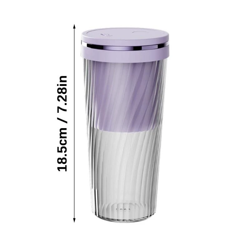 リークプルーフトラベルブレンダーUSB充電式350ml容量ベビーフードスムージーカップ