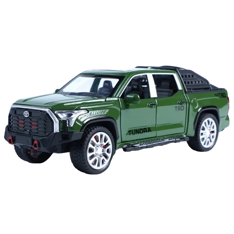 New 1:32 Tundra Pick Up Alloy Car Carry Tires Off-Road Vehicle Toy Diecasts & Toy Vehicles Car Model Kids Toy GiftsFashion Orna