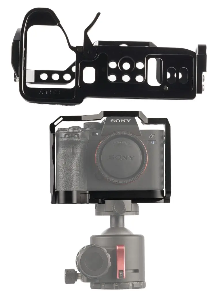 Gaiola da câmera de wepoto para sony alpha 7s iii/a7s iii/a7s3-1002