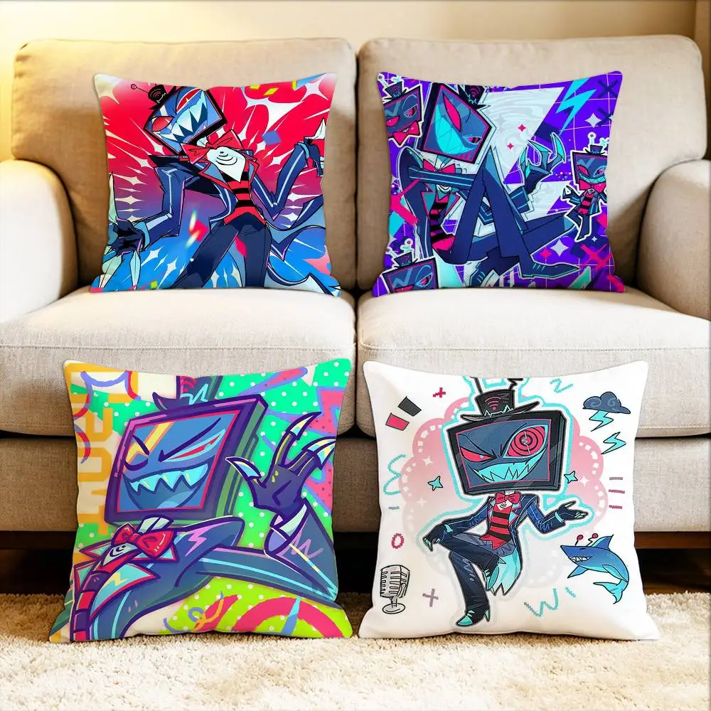 H-Hazbin VOX H-Hotel Trust Us Various Sizes Square Pillow Case For Car Home Bedchamber Decor