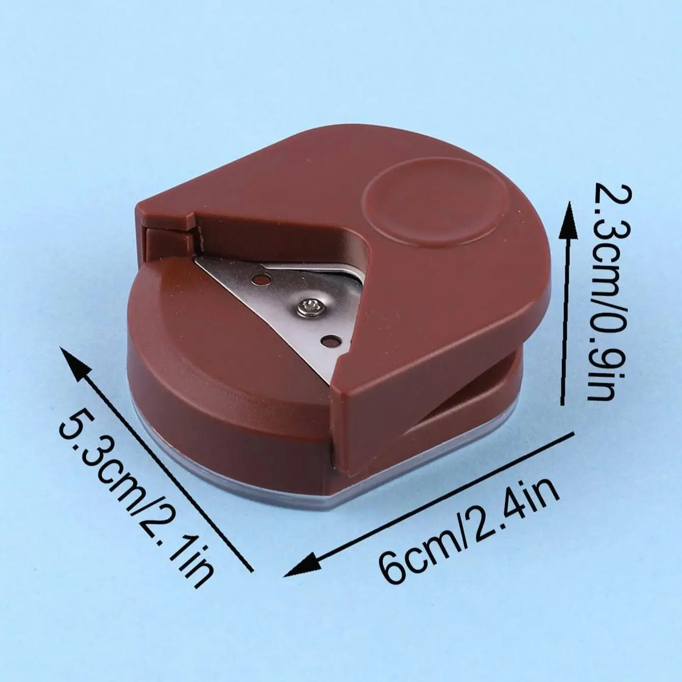 1 قطعة مستدير زاوية R4 محمول بسيط ، بطاقة تهنئة قابلة للضغط يمكنك صنعها بنفسك بطاقة تهنئة للصور مدببة زاوية مشذب الورق ، بيان القرطاسية