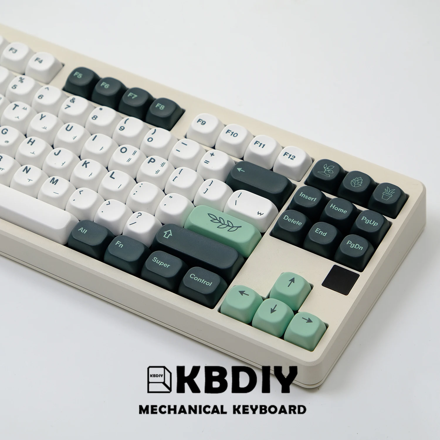 Imagem -05 - Kbdiy-gmk Botânico Keycap Teclas Mecânicas Faça Você Mesmo Personalizado para Teclado Pbt Koa Perfil 131 Teclas por Conjunto Gmk75 67 61 87