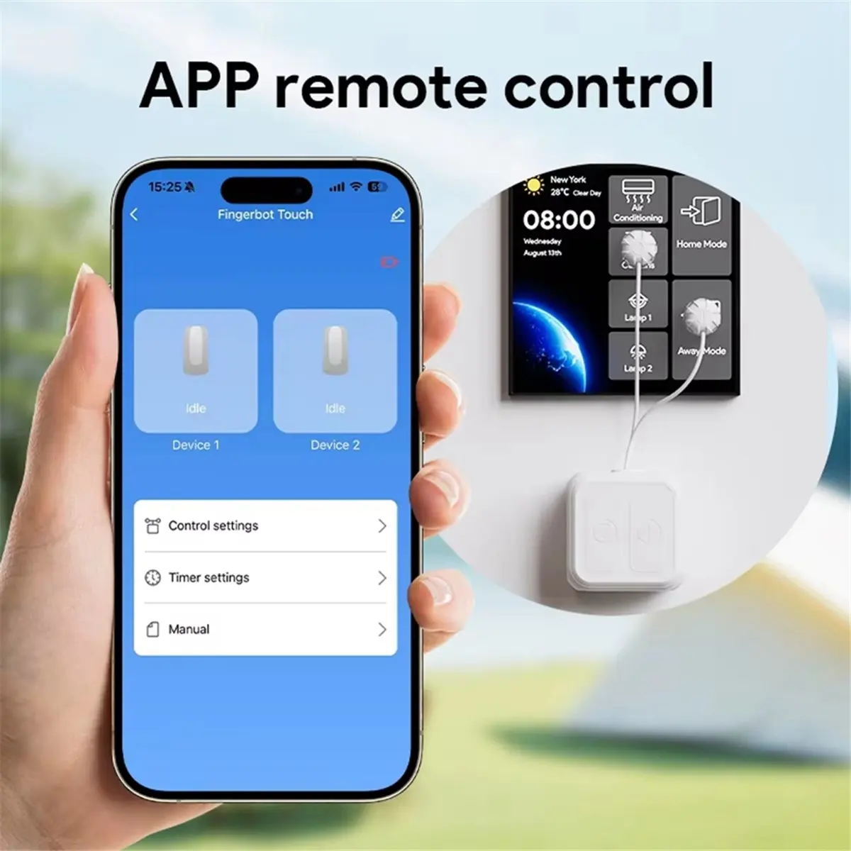 Tuya Fingerbot شاشة تعمل باللمس الحياة الذكية BLE اللاسلكية اللمس التبديل روبوت البعيد دعم مساعد صوت المنزل #3