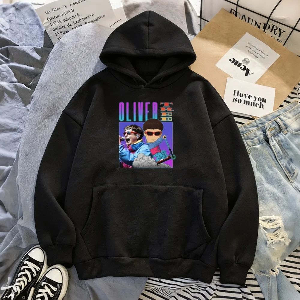 Oliver Tree hoodies harajuku hoodie crew neck y2k fashion japanese anime Casual