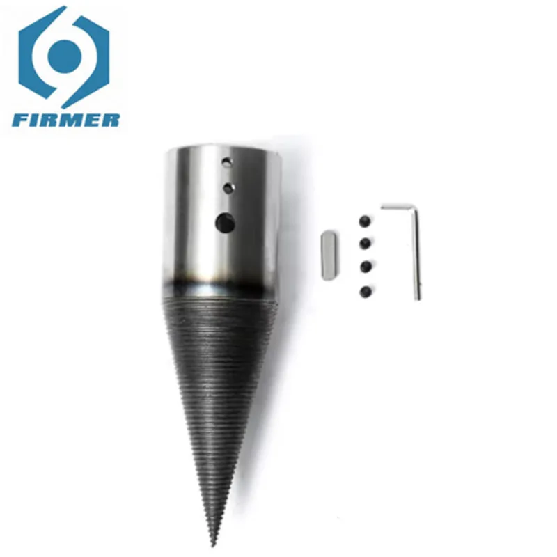 External Diameter 65mm 70mm 75mm 80mm 85mm 100mm Drill Bit Chop Wood Splitting Tool Splitting Cone
