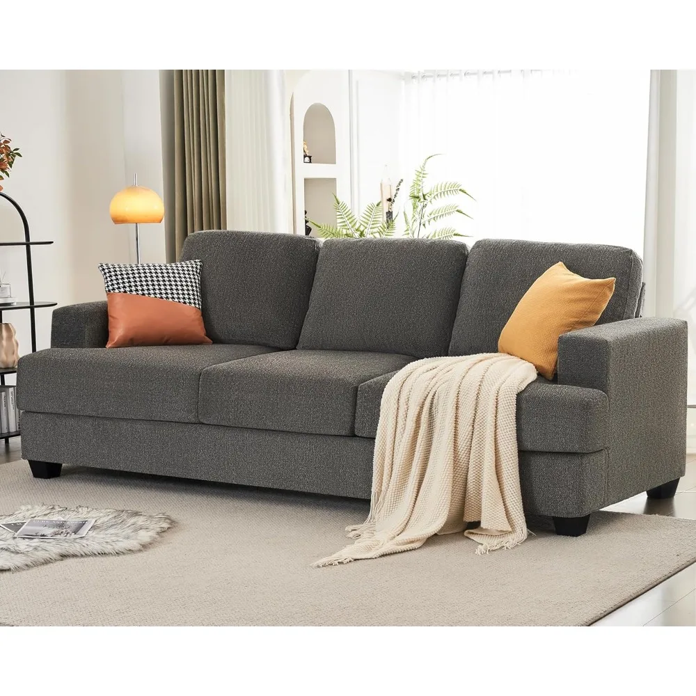 89 Inch Sofa, Comfy Sofa Couch with Extra Deep Seats, Modern Sofa- 3 Seater Sofa Couch for Living Room Apartment Lounge,