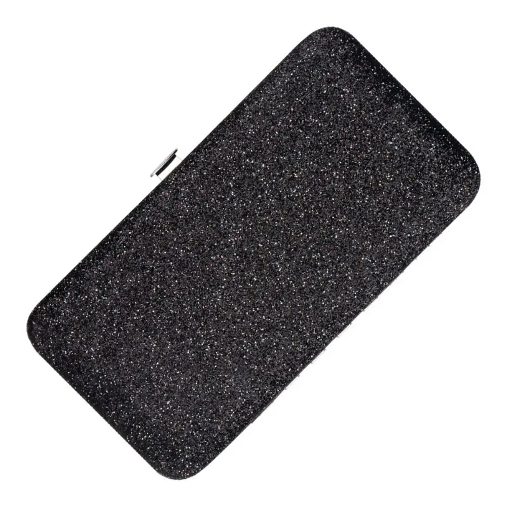 Shiny Eyelash Extension Tweezers Box Protective PVC Eyelash Extension Tweezers Organizer Professional Portable