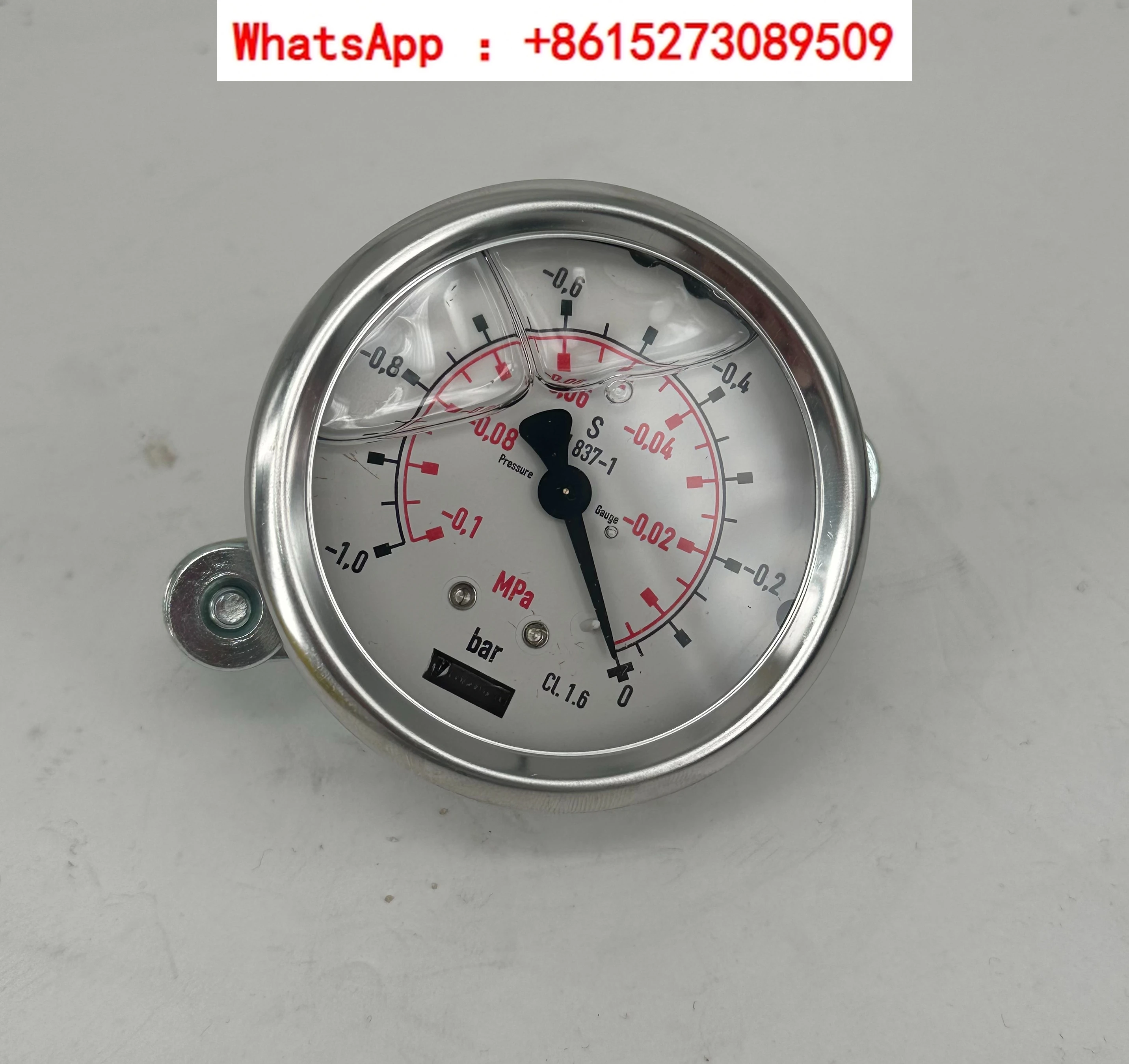 

Pressure gauge EN837-1 inlet shock-resistant stainless steel pressure gauge 213.53.063 vacuum