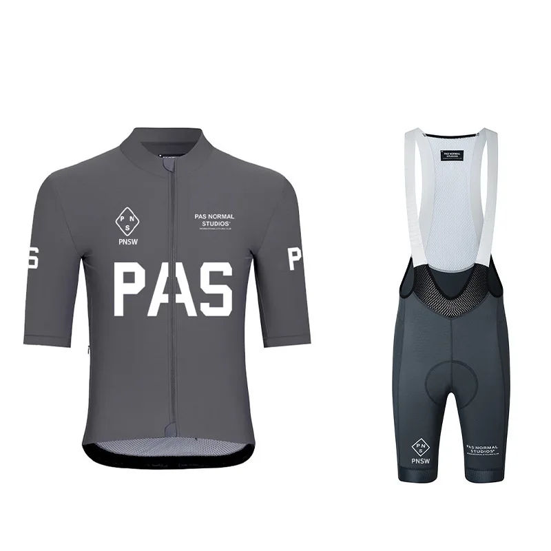 

New PAS Cycling Jersey Summer Suit Short Sleeve Cycling Breathable Outdoor Road Cycling Jersey Sports Quick Drying Suit