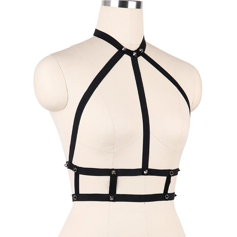 مثير الملابس الداخلية تسخير الملابس الداخلية النسائية الجسم مشد السيف حزام المثيرة القوطي مهرجان الهذيان ارتداء الشرير الأربطة الوثن الحمالة حزام