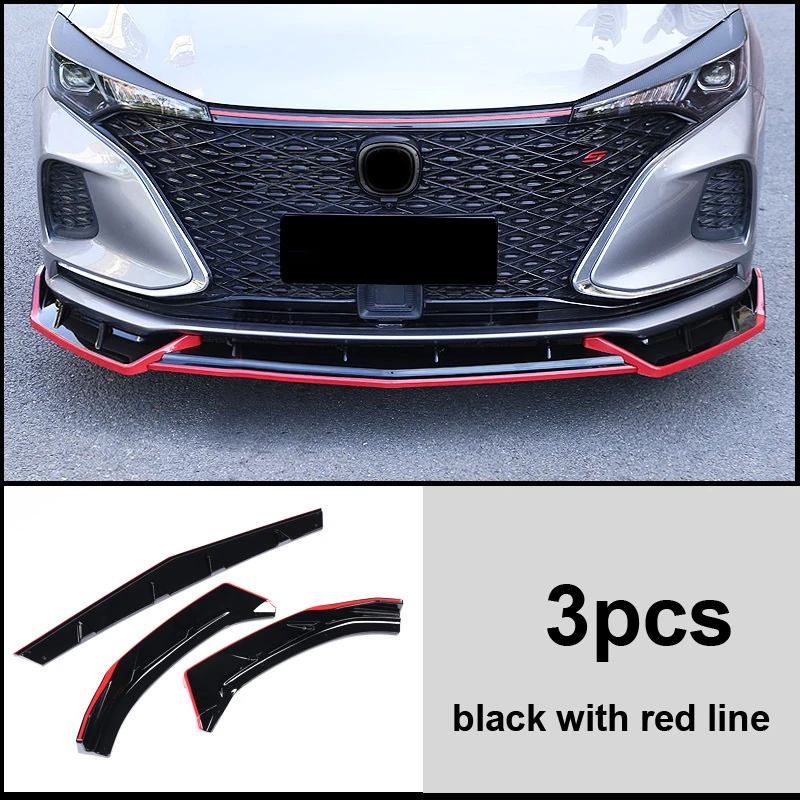 3pcs for changan EADO PLUS 2020 Front shovel Front encirclement Wrap angle bumper decoration Collision avoidance