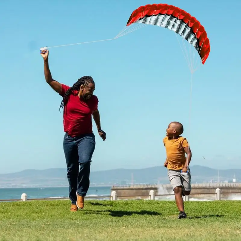 Kite Sport Dobrável para Surf Beach, Treinamento de Kitesurf Grande, Ferramenta Voadora Incluída, Paraquedas Divertido, 2.5m