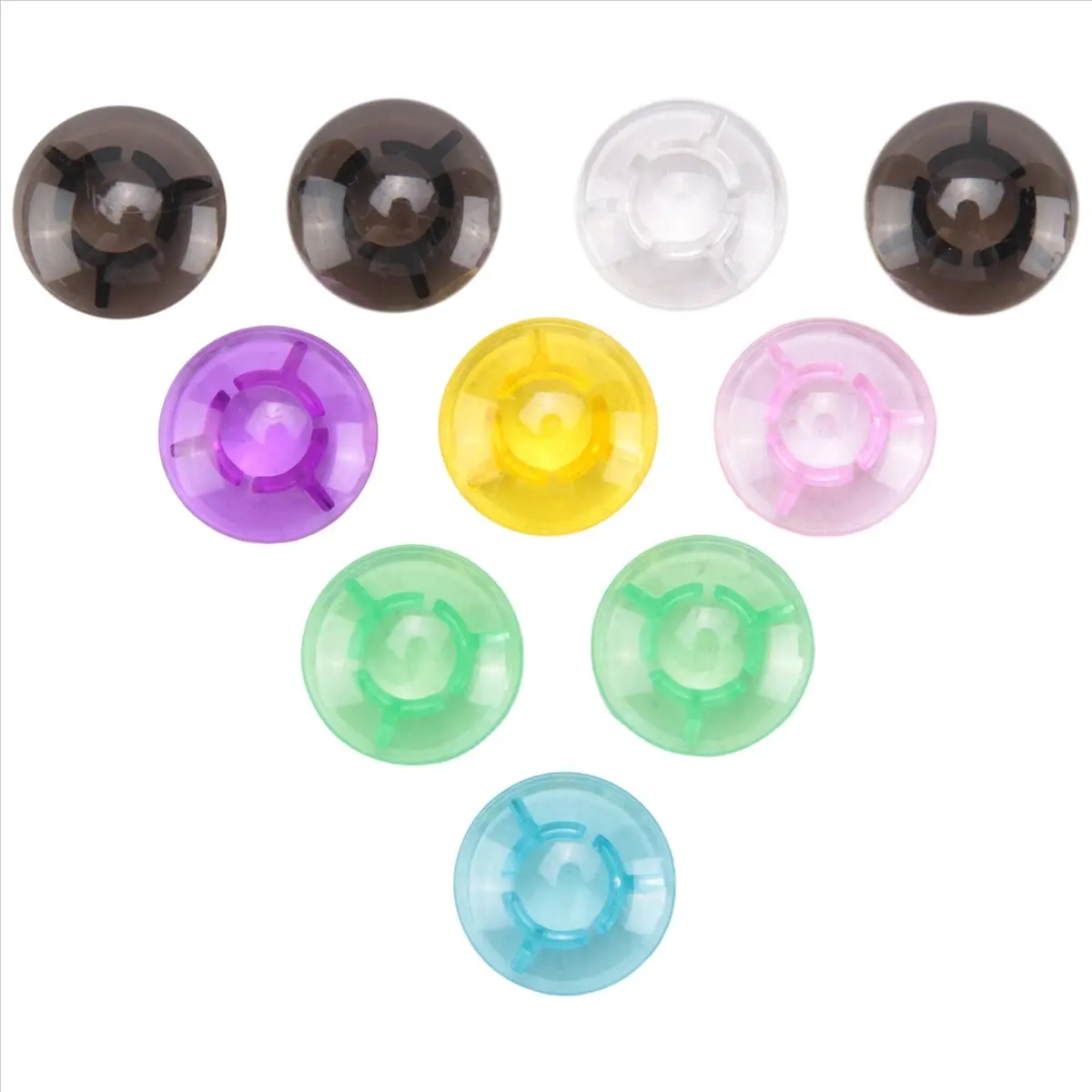 Y17A 10Pcs Mushroom Guitar Effect Pedal Foot Nail CAP AmplifieRS Color Foot SwitCH Guitar Pedal Knobs Protector