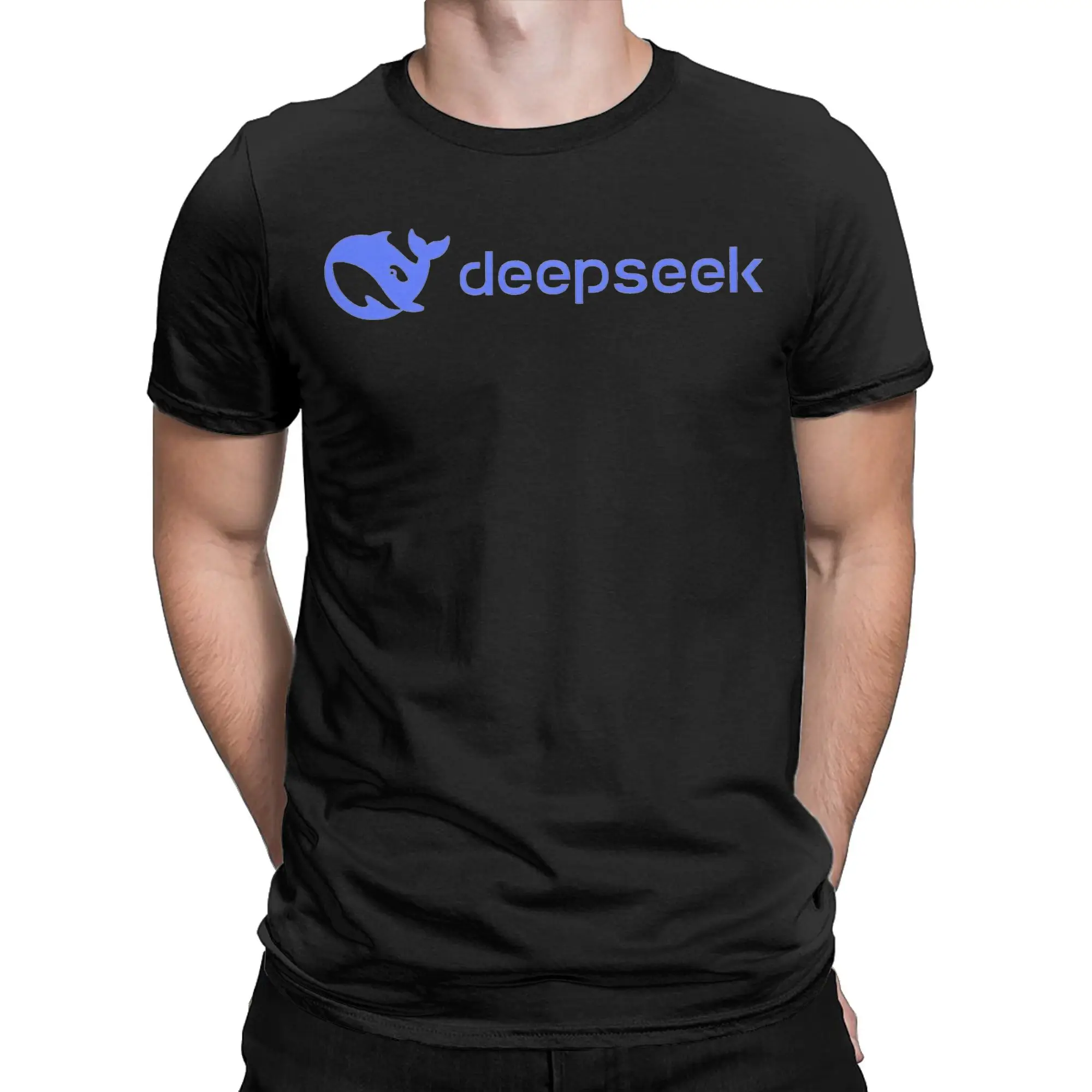 

Men Women Printed AI deepseek T Shirt Tee Pure Cotton T-shirts Clothing