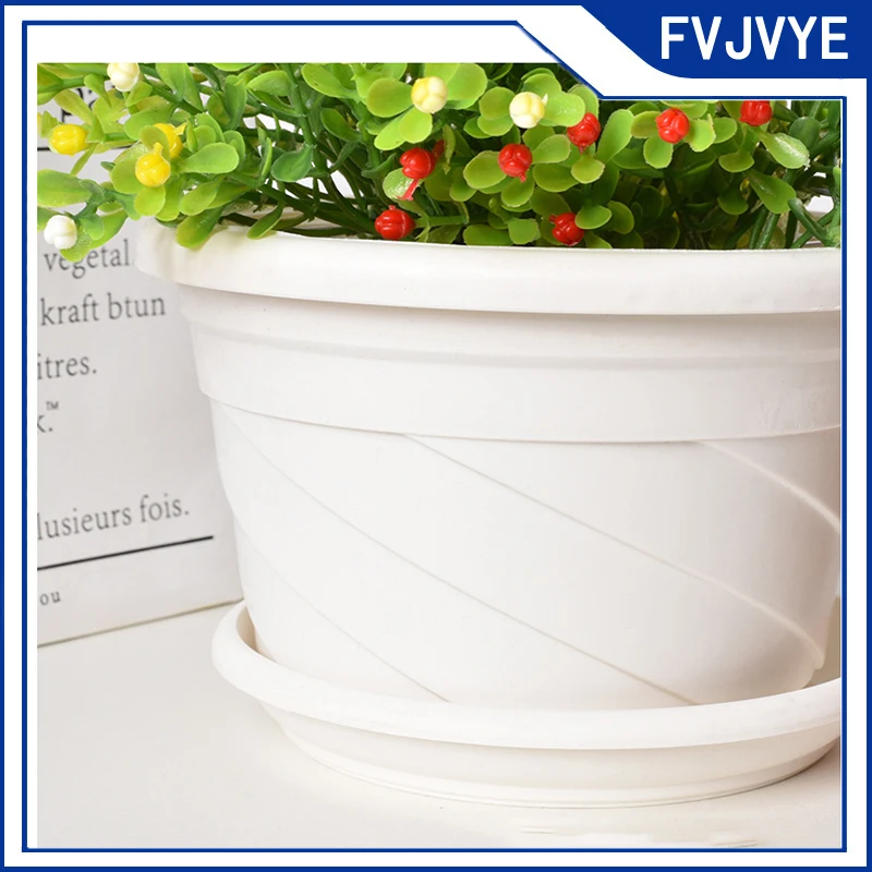 Plastic Garden Flower Pot Plant Saucers Water Tray Base for Indoor Outdoor Creative Saucers Decor Home Garden Pot Case A5