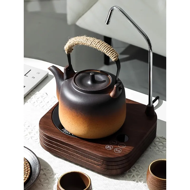 Household tea pot, ceramickung fu tea pot, large ceramicpot, boiling waterpot, electric ceramicstove, outdoorpen flame cha