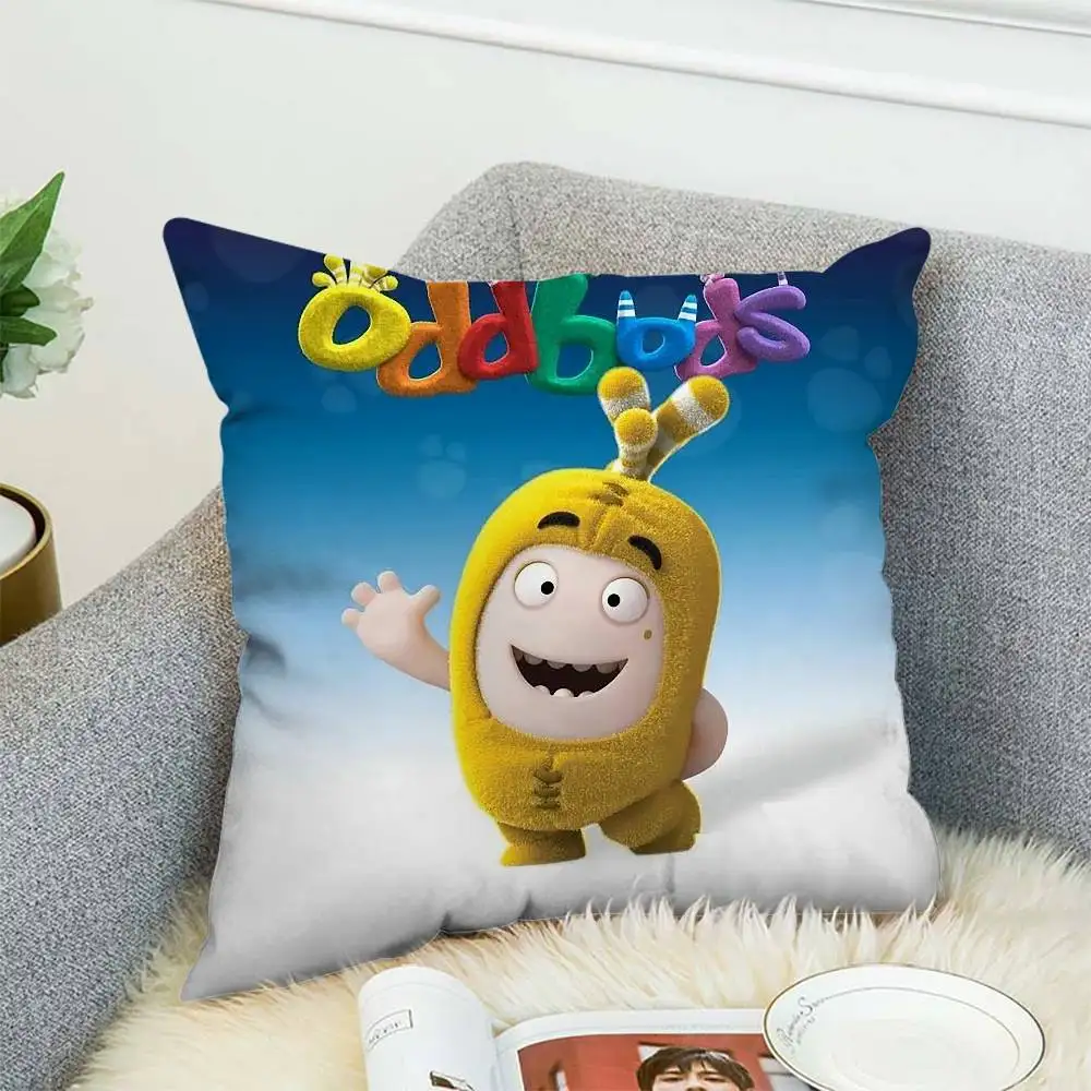 

Oddbobs Pillow Case Double-Sided Printing Cushion Cover 45x45 Decorative Cushions Sofa Home Decor Soft Pillowcase