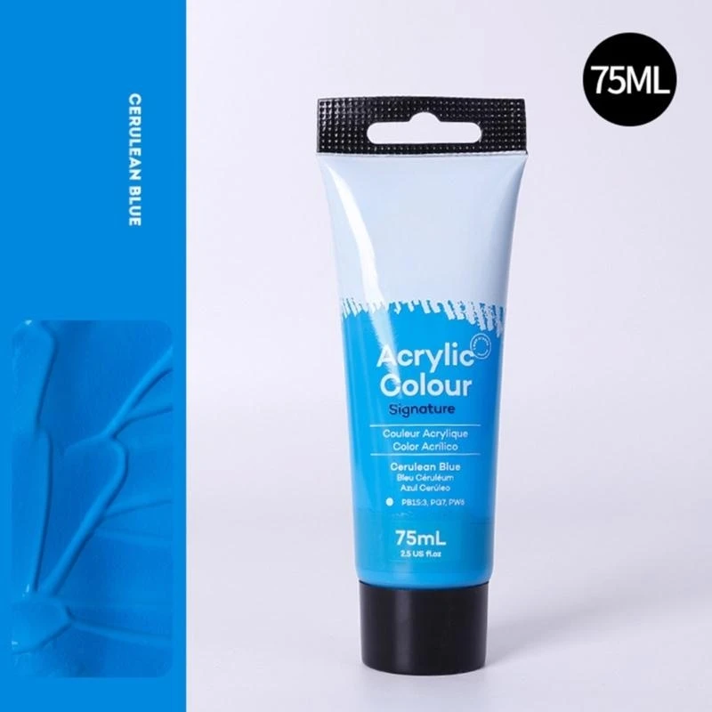 Универсальная акриловая краска Не затухание, водонепроницаемая, подходит для детей, новички для взрослых для художественного