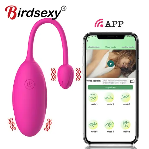 BIRDsexxY APP Control Vibrating Egg for Women Vibratorr Clitoris Stimulation Vagina Ball Kegel Trainer Love Egg sexx Toys Adults
