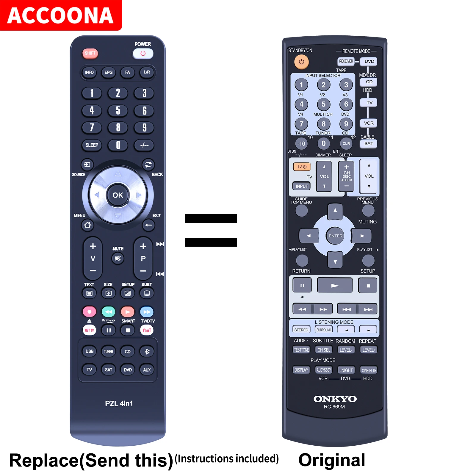 New RC-669M Replace…