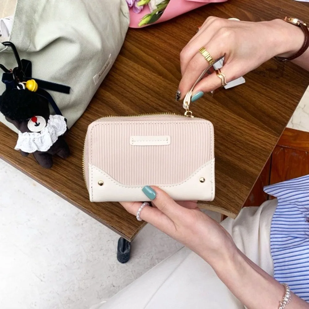 جديد بو الجلود محفظة المعصم المحمولة سعة كبيرة محفظة نسائية للعملات المعدنية سستة عملة الحقيبة المرأة