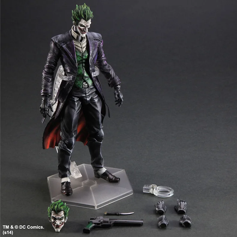 Film PA Arkham Origins Blackgate Joker Bat Action Figure Model Collectible Toy met gelede gewrichten en gedetailleerde kindercadeaus