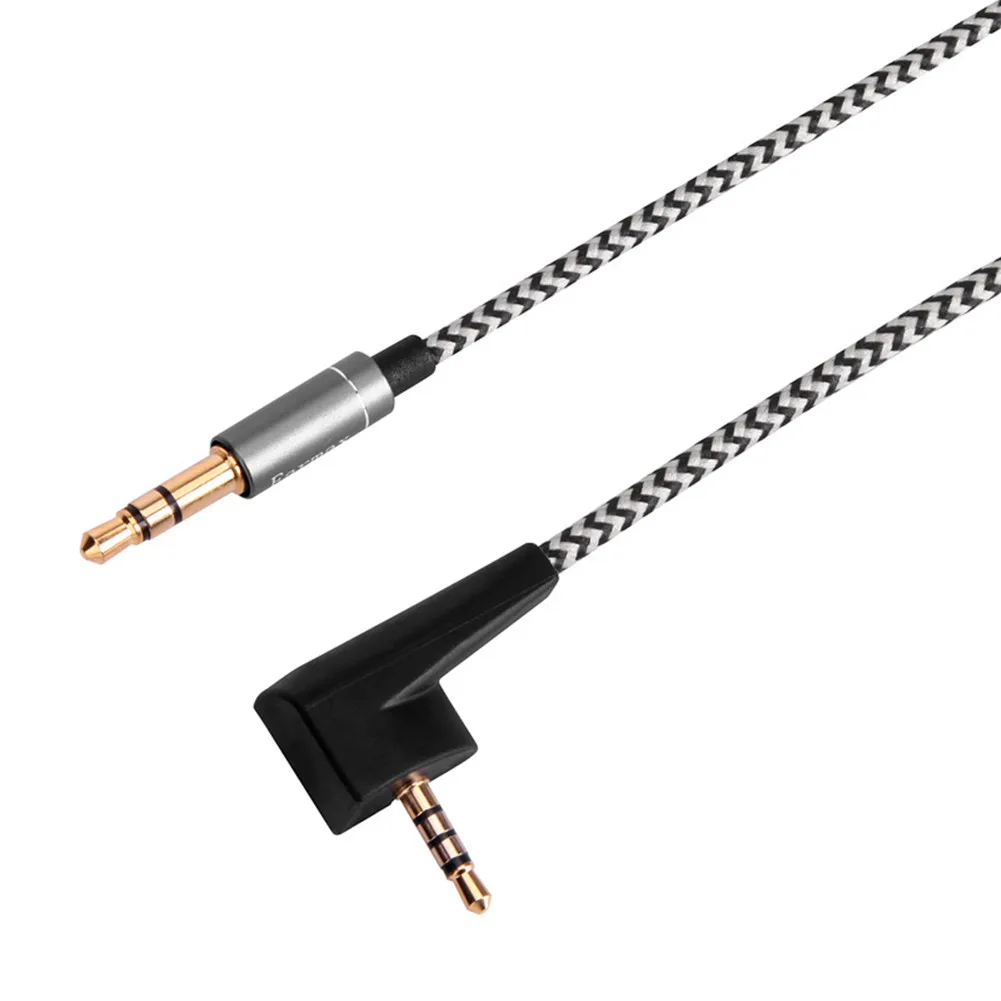 1.2M / 1.5M Tai Nghe Cáp Cho Tai Nghe Sennheiser HD438 HD439 HD461G HD461i HD471i Nylon Chất Lượng Cao Đen Tai Nghe Cáp phụ Kiện