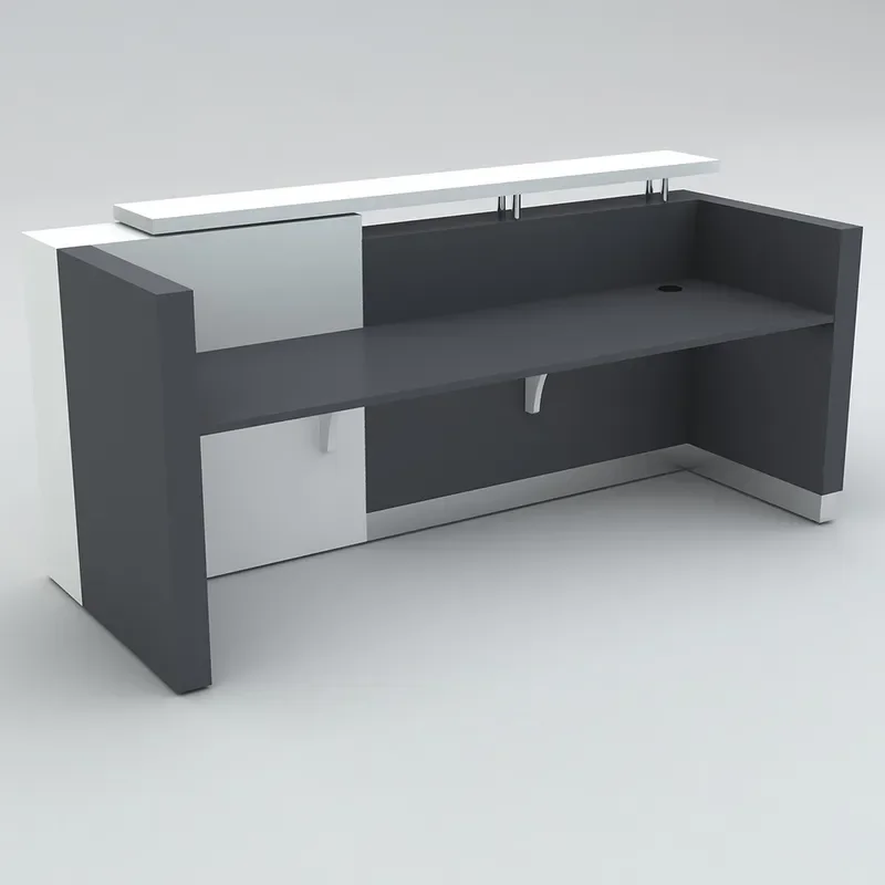 for 2.5m Light Luxury High End Bar Counter Clothing Barber Shop Checkout Reception Desk Export Factory Company Front Desk