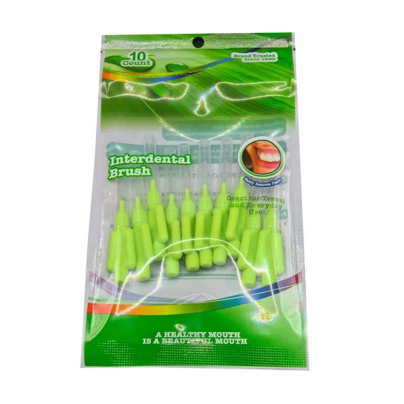 70 Stück Interdentalbürsten in verschiedenen Größen, extra weiche Zahnreinigungsbürsten, Zahnspangenbürsten, Zahnseide, Zahnstocher – Detail 8