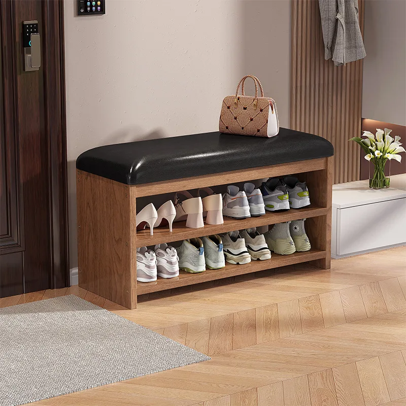 

Новая модель домашней тумбы-скамьи для переобувания, тумба для обуви со встроенным шкафом, обувница с функцией сиденья и хранения.