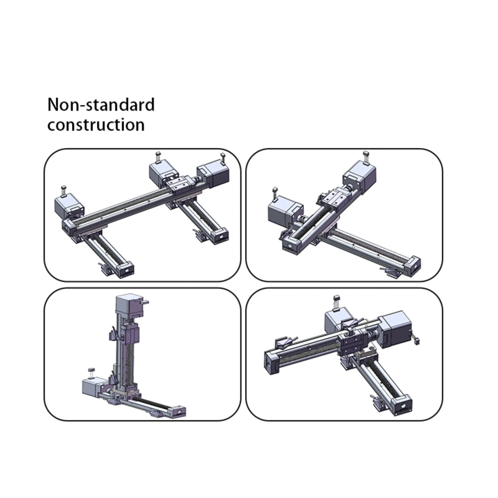 FSK30J 50~500mm Mini Linear Motion Actuator Ball Screw Guide Rail CNC Stage Slide Table