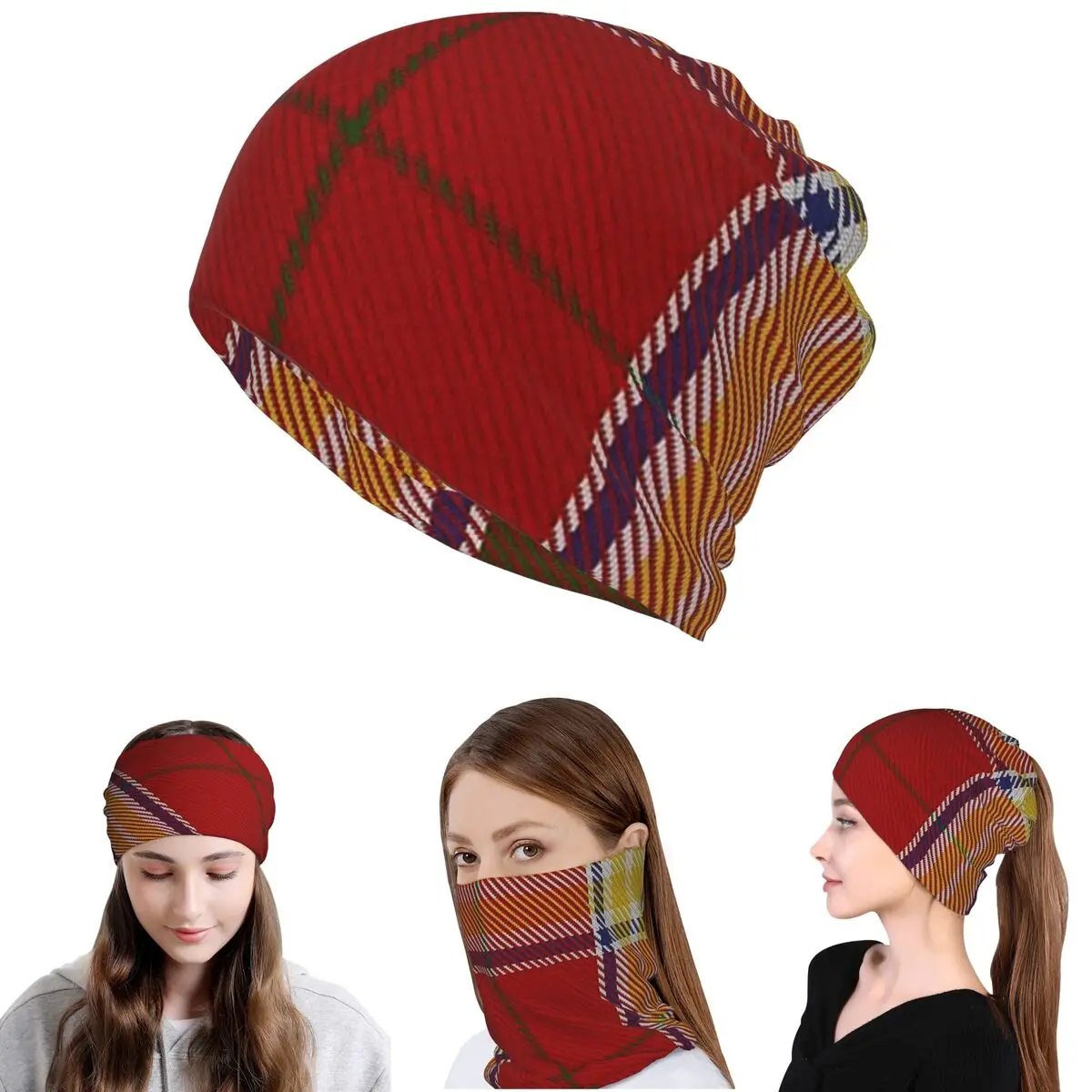 Clan Gibson Tartan Bandana Halstuch, Gesichtsschal, Mehrzweck-Gesichtsmaske, Mütze, Unisex, für Erwachsene, atmungsaktiv