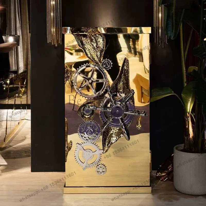 Italian machinery light luxury large floor-to-ceiling safe villa high-end anti-theft stainless steel