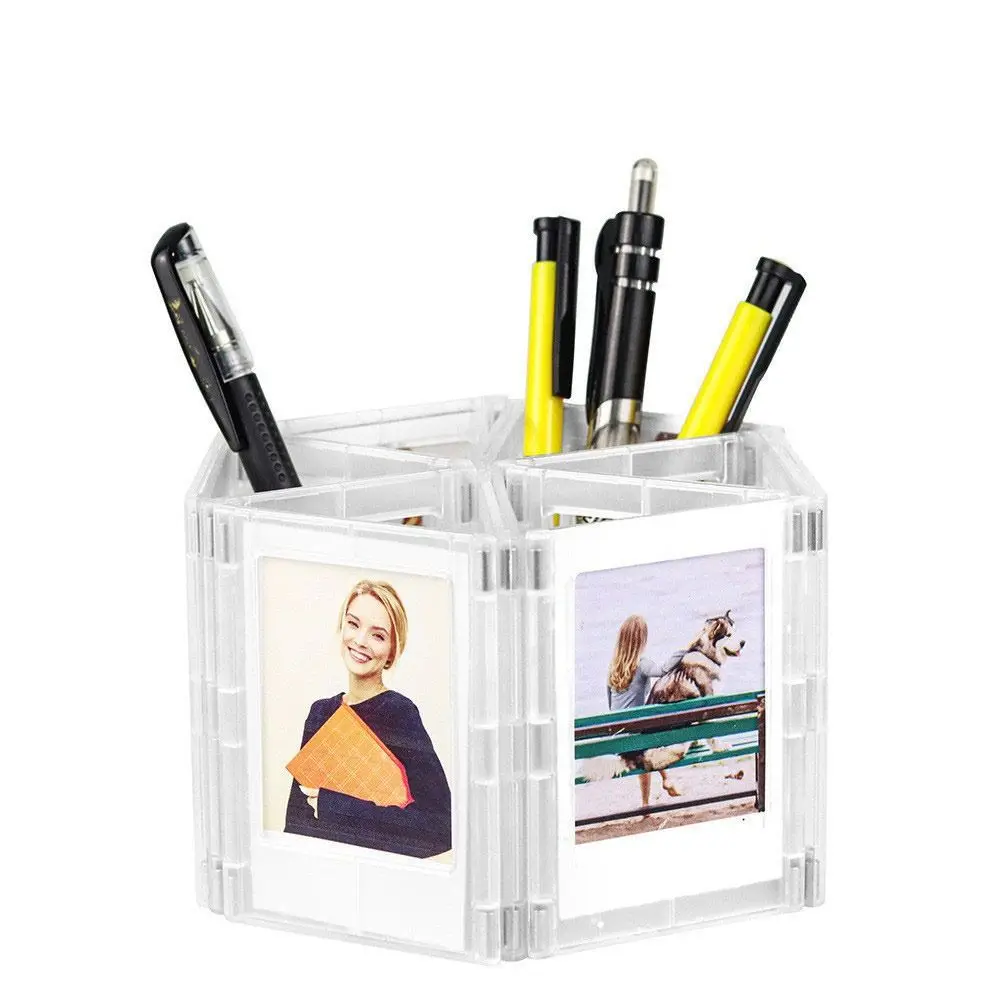 Magnetic Instant Camera Photo Frame 3 inches Colorful Picture Display Holder Star Photo Fridge Magnet for Home Decoration