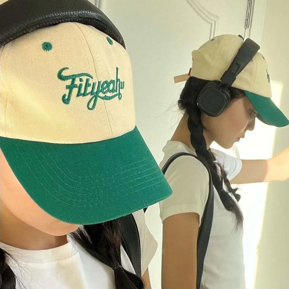 Boné de beisebol bordado com letras ajustáveis estilo coreano protetor solar unissex boné de pico hip-hop versátil verão guarda-sol chapéus masculinos