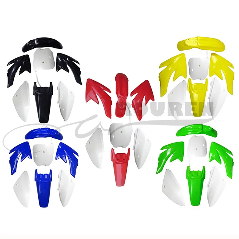 

Motorcycle CRF 70 Plastic Covers Fairing Kits CRF Dirt Pit Bike Procket Xmotos Baja DR50 49 50cc 90 110 Kayo HK 160