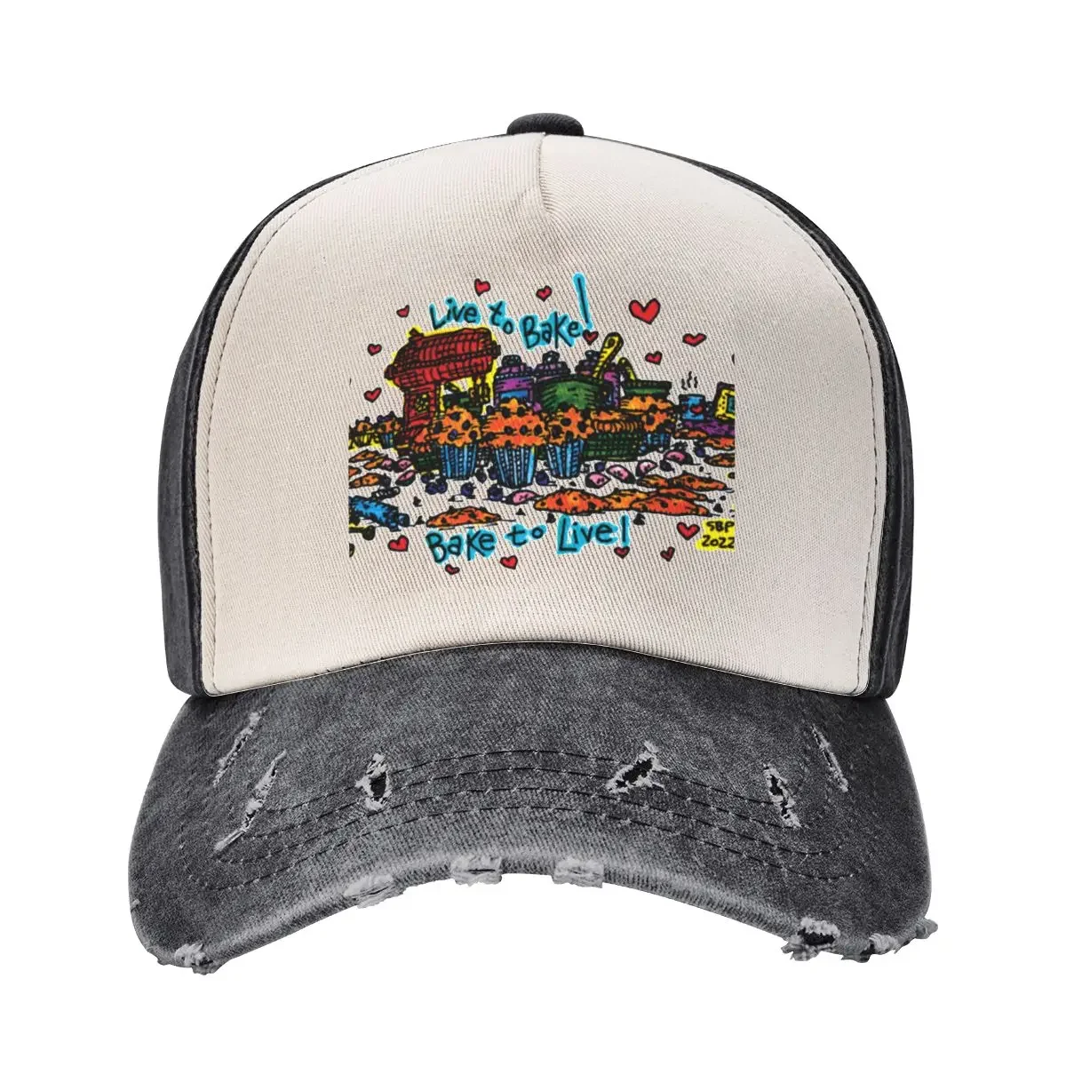 

LIVE TO BAKE! Baseball Cap Snapback Cap western Hat black luxury caps Women's 2025 Men's