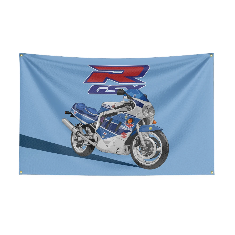 3X5Ft HONDA Motorcycle Flag Polyester Digital Printing Moto Club Banner