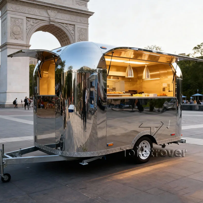 

Mini Street Portable Waffle Crepe Smoothie Dessert Pancake Donut Popcorn Ice Cream Food Truck Kitchen