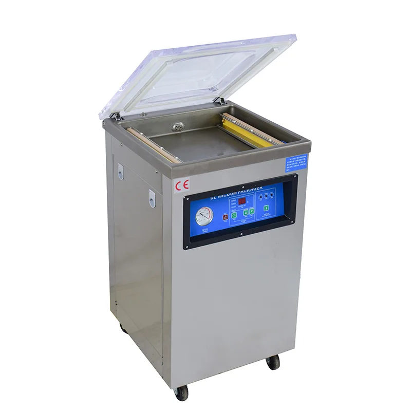 DZ-400E Automatic Vacuum Food Sealer Efficient Pack Machine Industrial Using for Food Saver Single Chamber Vacuum Sealer Machine
