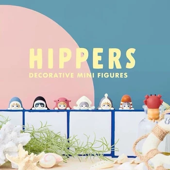 Nieuwe Sonny Angel & Mofusand Blind Box Hippers Mini Figuur Shark Cat Action Figure Speelgoed Voor Fans Kinderen Kerstcadeau