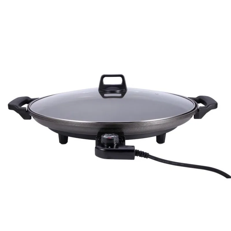 Korean non-stick pan barbecue teppanyaki household electric cake pan frying dumpling pan multi-functional barbecue machine