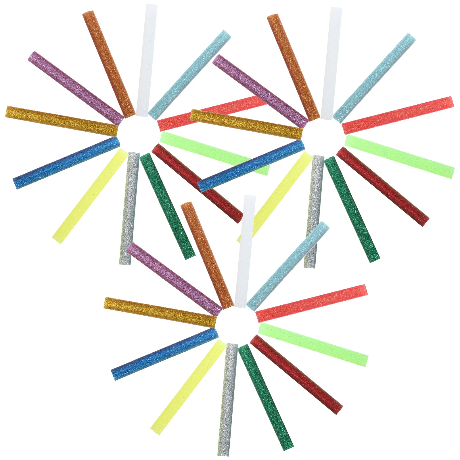 36 قطعة عصي صمغ يسيح بالحرارة ملونة لاصقة قوية لإصلاح الحرف اليدوية ديكور المنزل أداة صياغة إيفا سريعة الذوبان