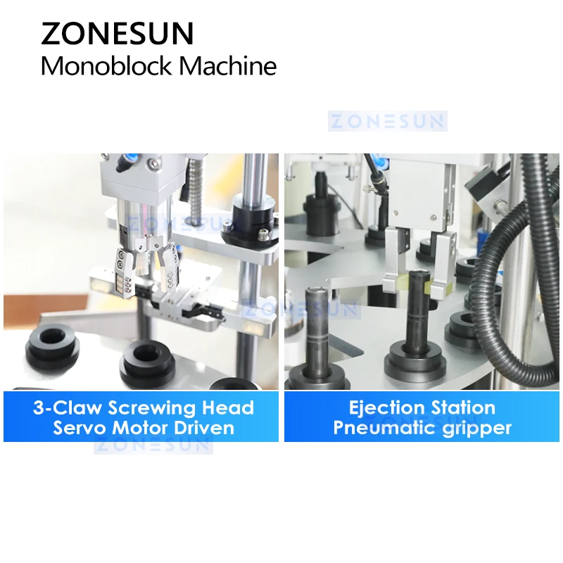 Zonesun آلة تعبئة الماسكارا ملء وسد قطعة واحدة التلقائي آلة حشو الأنبوب آلة تغطية الأنبوب ZS-AFC23A
