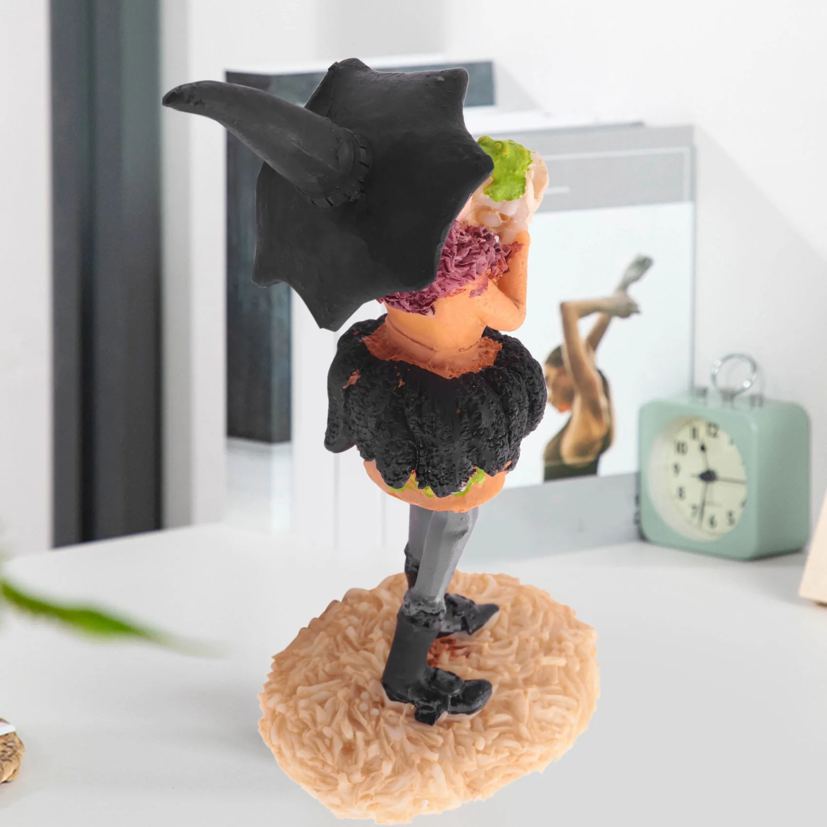 Halloween Witch Figurine menawan dekorasi penyihir boneka Penyihir dekorasi Halloween Desktop Dekorasi rumah-d